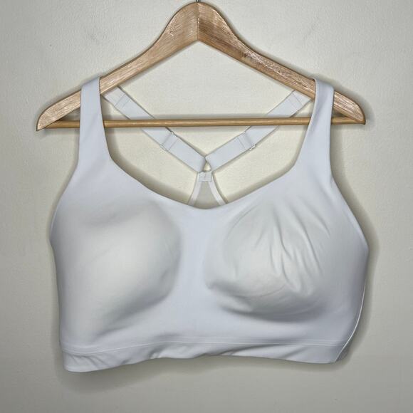 ATHLETA Advance Sports Bra B-G Wireless White Sz 42DD - Picture 3 of 6